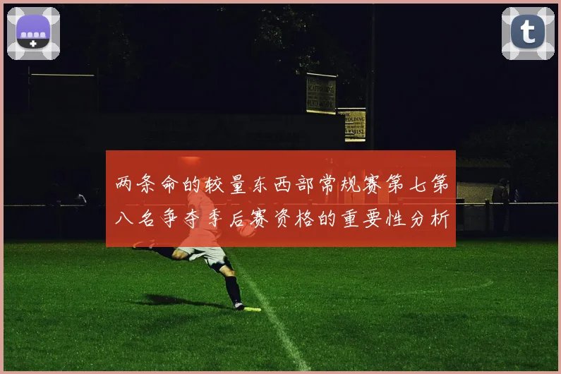 两条命的较量东西部常规赛第七第八名争夺季后赛资格的重要性分析
